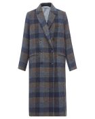 Manteau Gabin Carreaux bleu