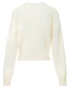 Pull Col V Mohair blanc