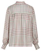 Blouse Albane Carreaux Twill de Soie rose