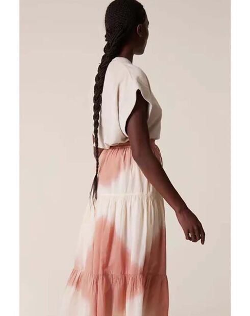 Juize Tie & Dye Coral rok van biologisch katoen