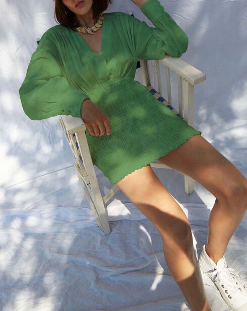 Jamie Emiliano wiesengrünes Kleid