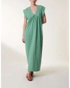 Robe Richard Coton Bio vert céladon