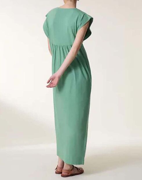 Robe Richard Coton Bio vert céladon