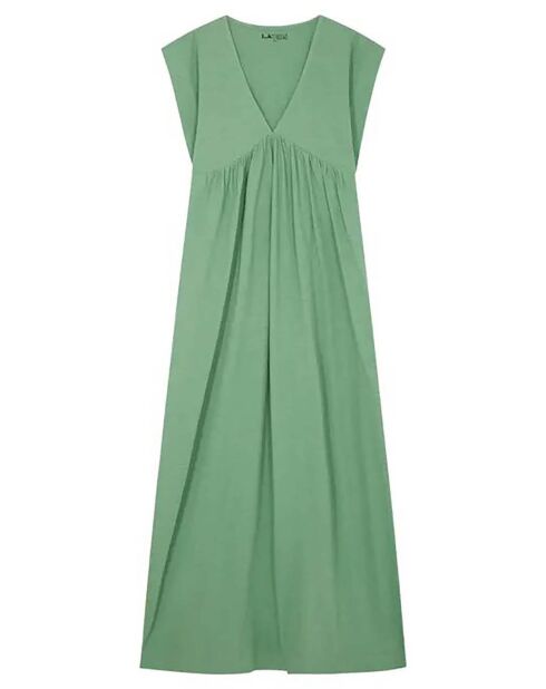 Robe Richard Coton Bio vert céladon