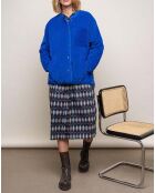Blouson Inda Velours Côtelé bleu roi