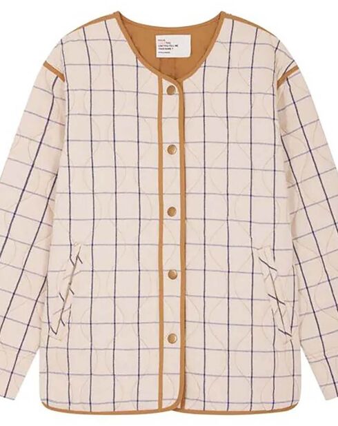 Veste Matelassée Volcana Coton Bio crème