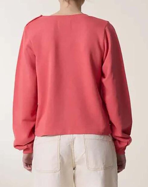Sarah Coral Sweatshirt aus Bio-Baumwolle