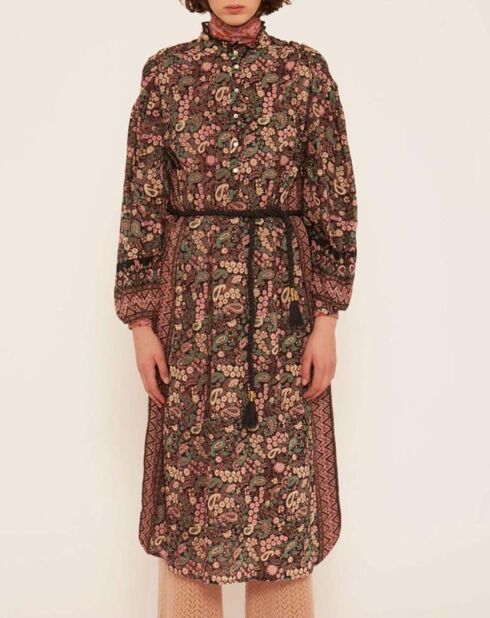 Robe Helena Voile de Coton noire