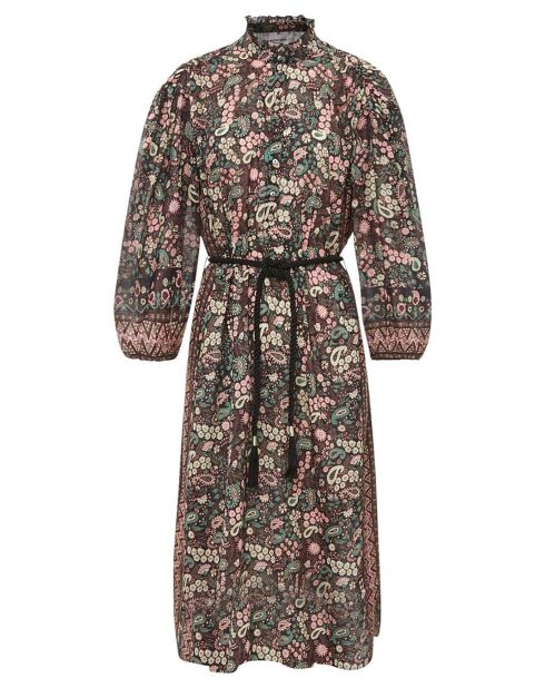 Robe Helena Voile de Coton noire