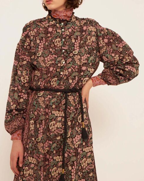 Robe Helena Voile de Coton noire
