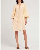 Robe Hita jaune pâle
