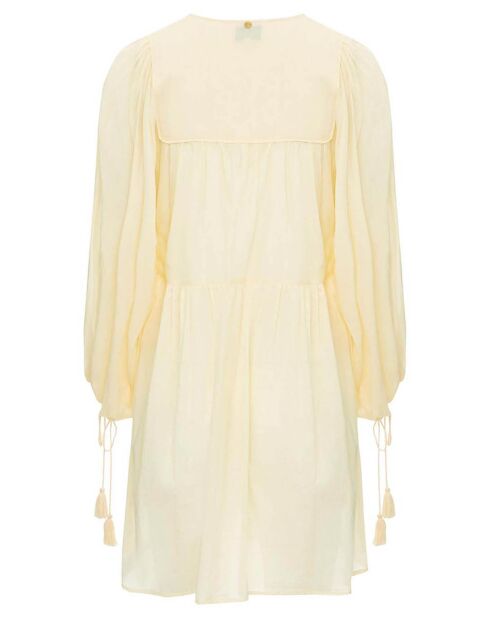 Vestido Hita amarillo pálido