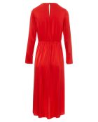 Robe Stretch Satin de Soie rouge