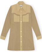 Robe Western Denim Coton Bio 02 beige