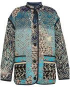 Veste A Leopard In The Stars Jacquard bleue