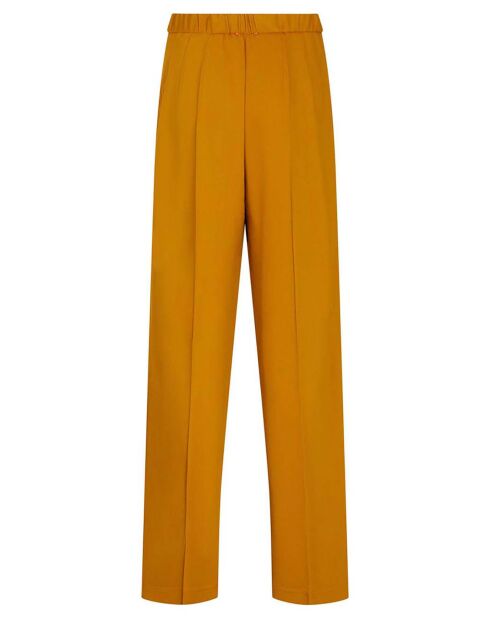Pantalon Taille Haute mordoré
