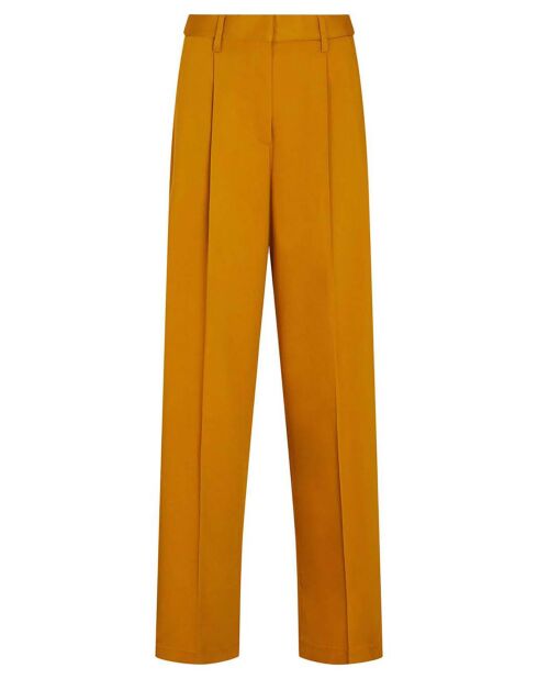 Pantalon Taille Haute mordoré