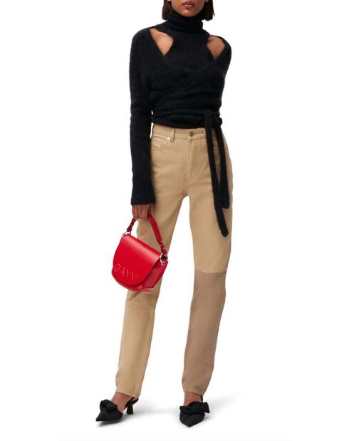 Gerade Jeans Swigy aus Bio-Baumwolle in Beige