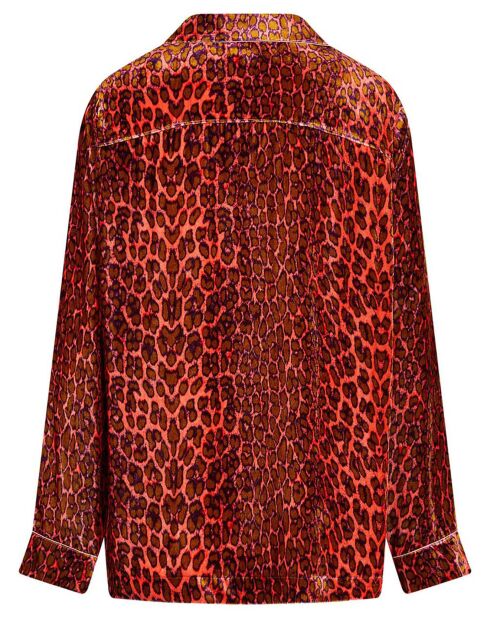 Chemise The Twilight Leopard Velours rose