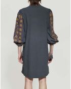 Robe Joana Crêpe de Coton noire