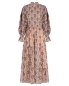 Robe Longue Animal beige