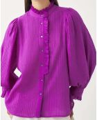 Blouse Avon Crêpe de Coton violette