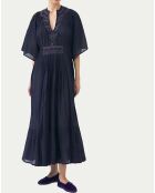 Robe Ayo Voile de Coton bleu marine