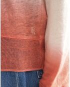 T-shirt Senia Tie & Dye Lin orange
