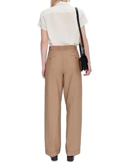 Chemise 100% Lin Marina blanc cassé