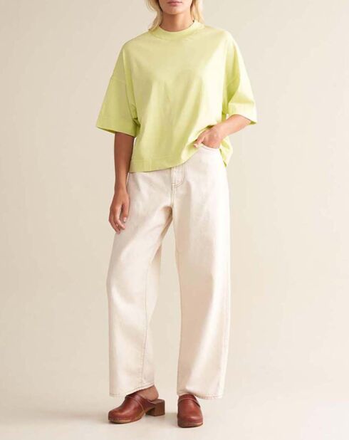 T-shirt Vim Coton Bio jaune