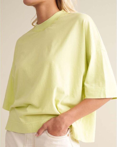 T-shirt Vim Coton Bio jaune