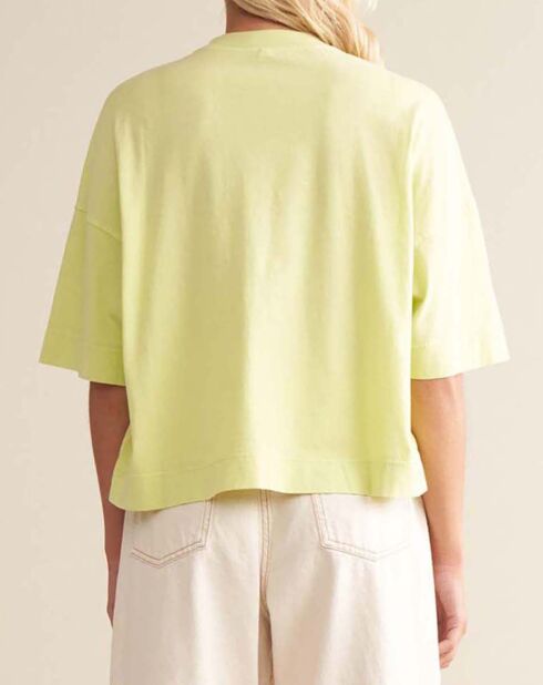 T-shirt Vim Coton Bio jaune