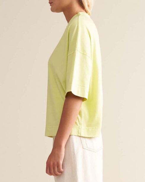 T-shirt Vim Coton Bio jaune