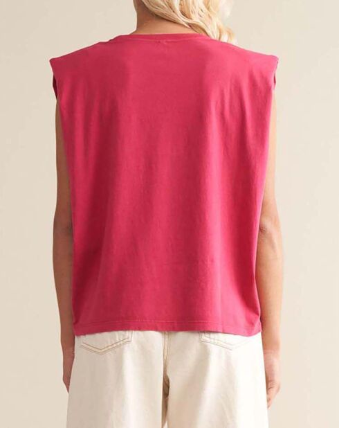 T-shirt Vice Coton Bio rose