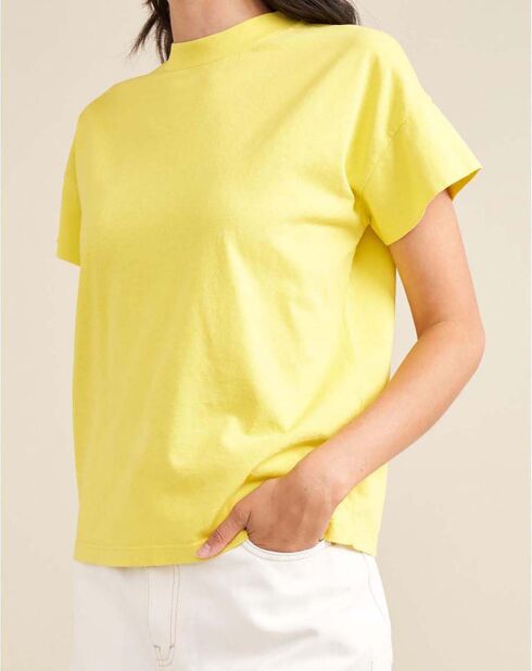 T-shirt Vogue jaune