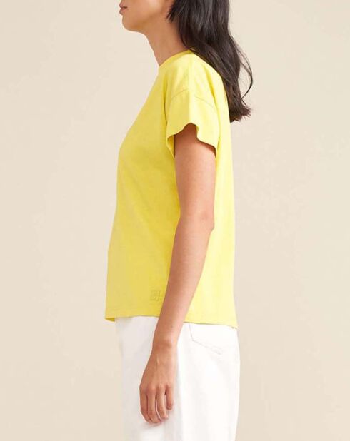 T-shirt Vogue jaune