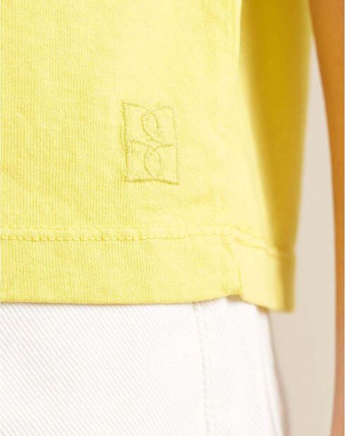 T-shirt Vogue jaune