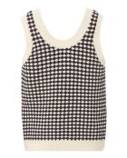 Top Maille Jacquard beige