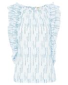 Top Agathe bleu
