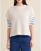 Pull Areg Laine Mérinos Extra Fine écru