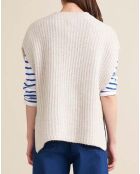 Pull Areg Laine Mérinos Extra Fine écru