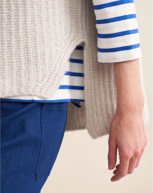 Pull Areg Laine Mérinos Extra Fine écru