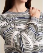 Pull Gopsy Rayures gris
