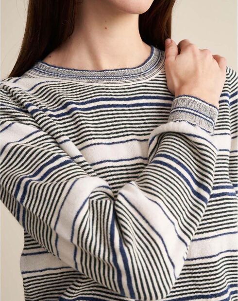 Pull Gopsy Rayures gris