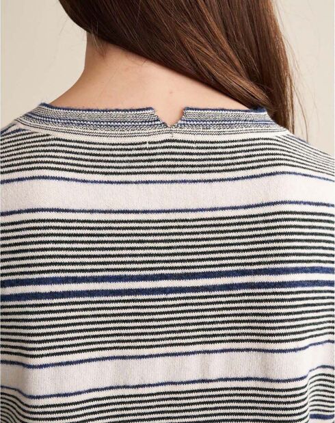Pull Gopsy Rayures gris