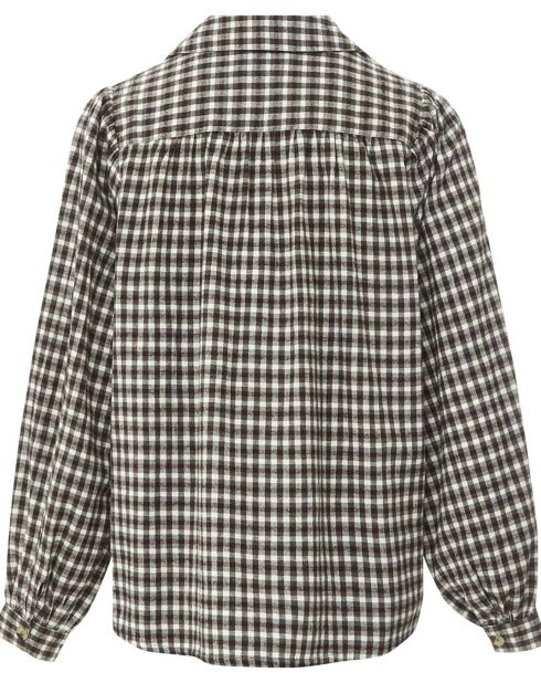 Blouse Cacao Check marron
