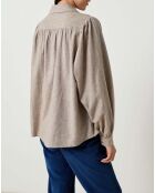 Blouse Cacao Stripy beige