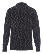Maglione Kid Mohair e Merino Matt Leopard grigio antracite