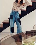 Blouse Cacao Stripy beige
