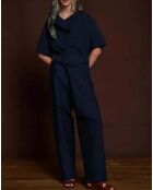 Blouse Achille bleu marine